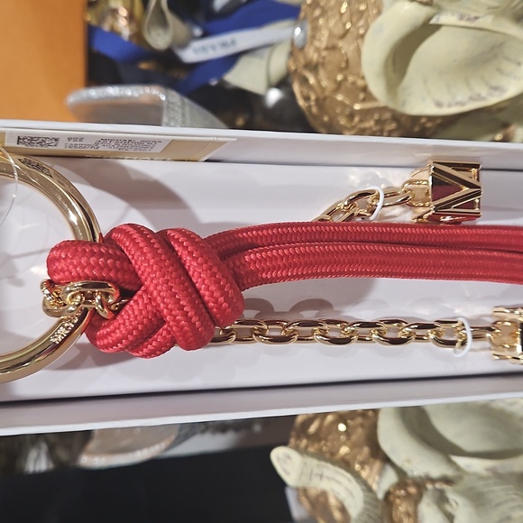 Michael Kors Red and Gold Keychain - Picture 2 of 8